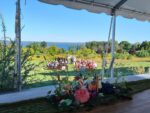 Once Finger Lakes intimate lawn wedding ceremony