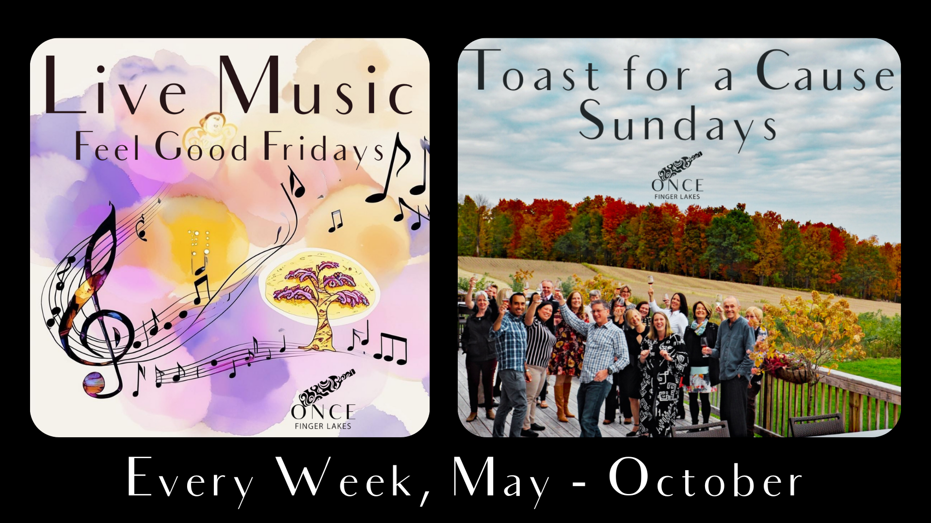 Live Music and NFP fundraiser events
