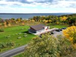 Once Finger Lakes drone lake view